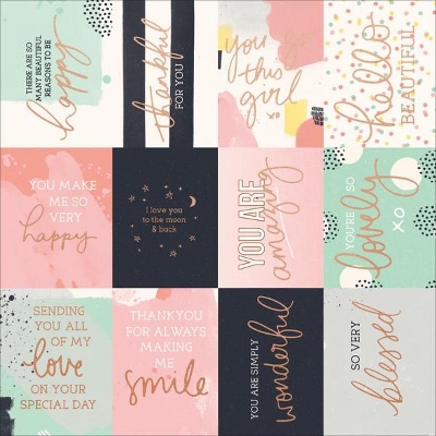 Kaisercraft-Daydreamer-Happy Moments Rose Gold Foil Specialty